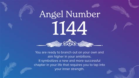 engelszahl 1144|Angel Number 1144 – It’s Symbolism and Meaning